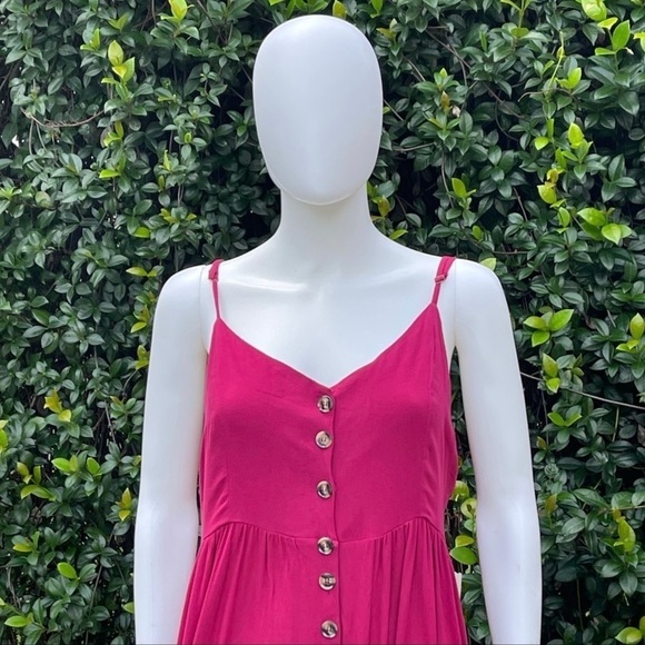 💋NWT KORI Button Down Crop Oversized Jumpsuit - Picture 2 of 13